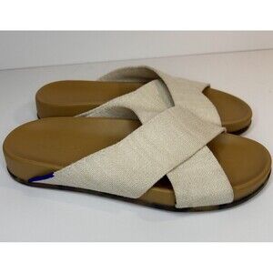 Rothy's The Weekend Slide Hemp Oat Women's Size 8 EUC